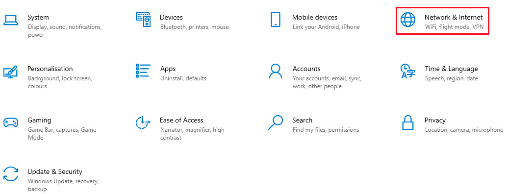Windows 11 Network Settings Screenshot